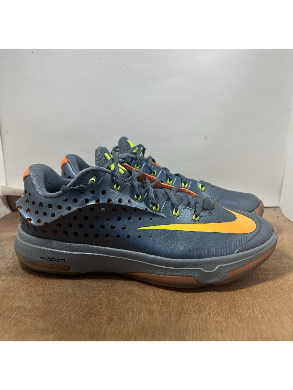 Nike KD 7 VII Elite (724349-478) Gray Athletic Shoes Men Size 13